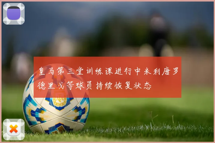 皇马第三堂训练课进行中米利唐罗德里戈等球员持续恢复状态
